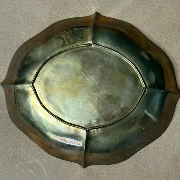 Vintage Brass Trinket Dish 7” Wide - Picture 5 of 7